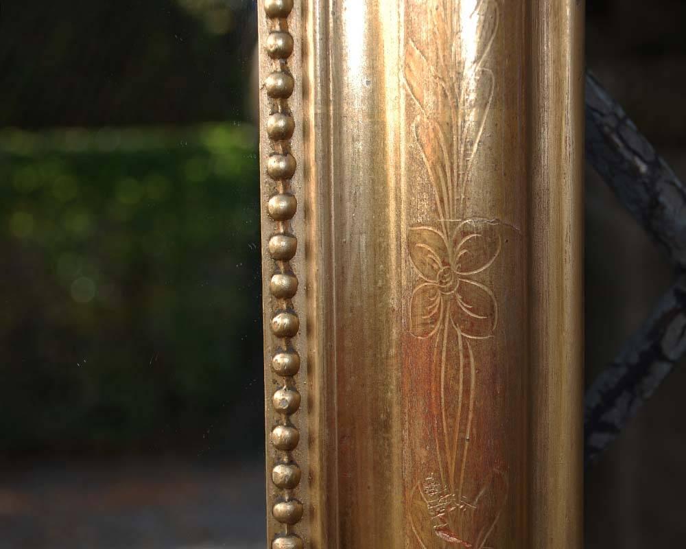 Large 19th Century Gold Gilded Mirror 2