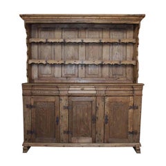 Antique 18th Century Oakwood Farmhouse Kitchen Cabinet