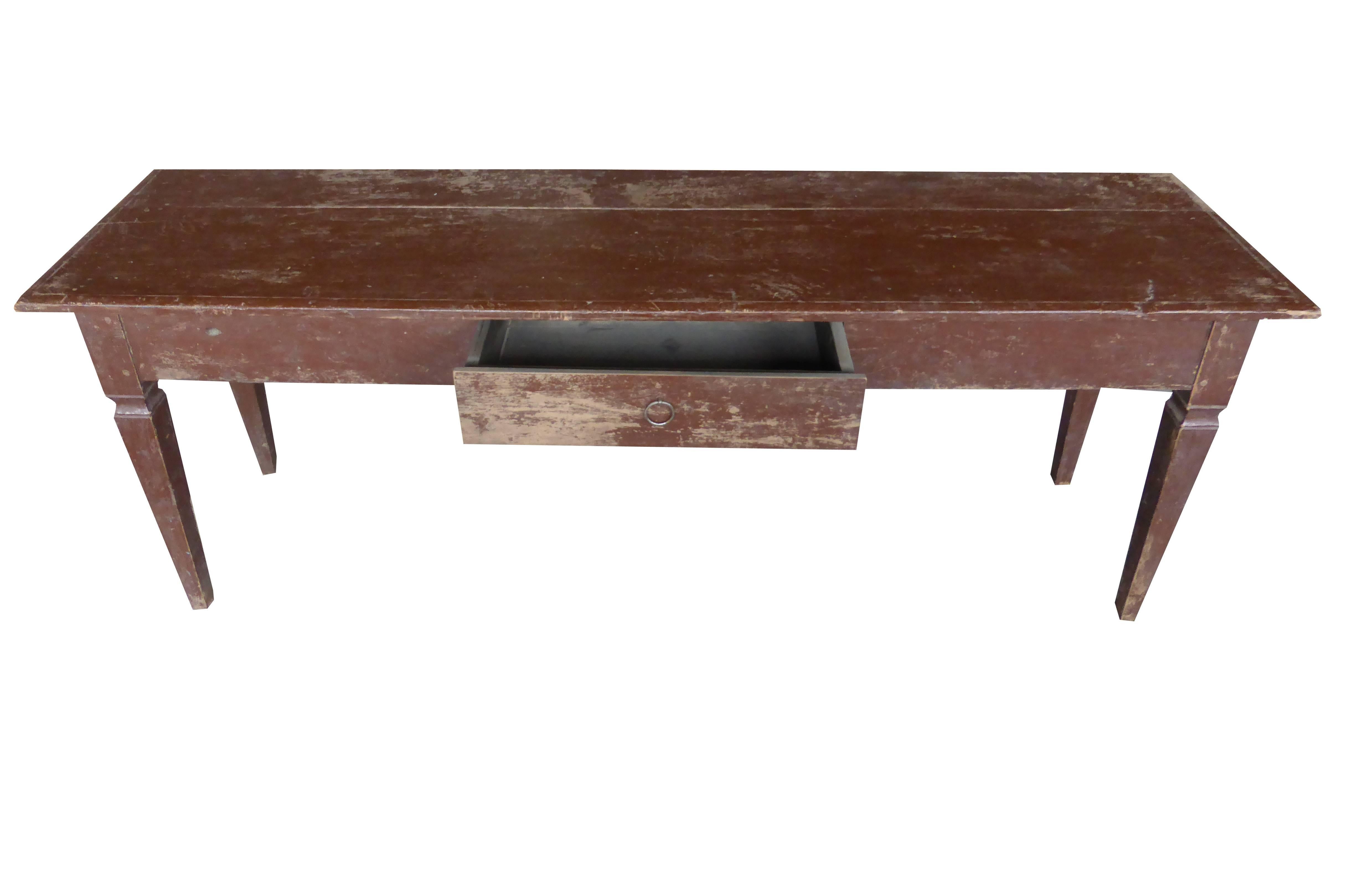 Indonesian 20th Century Teak Wood Side Table