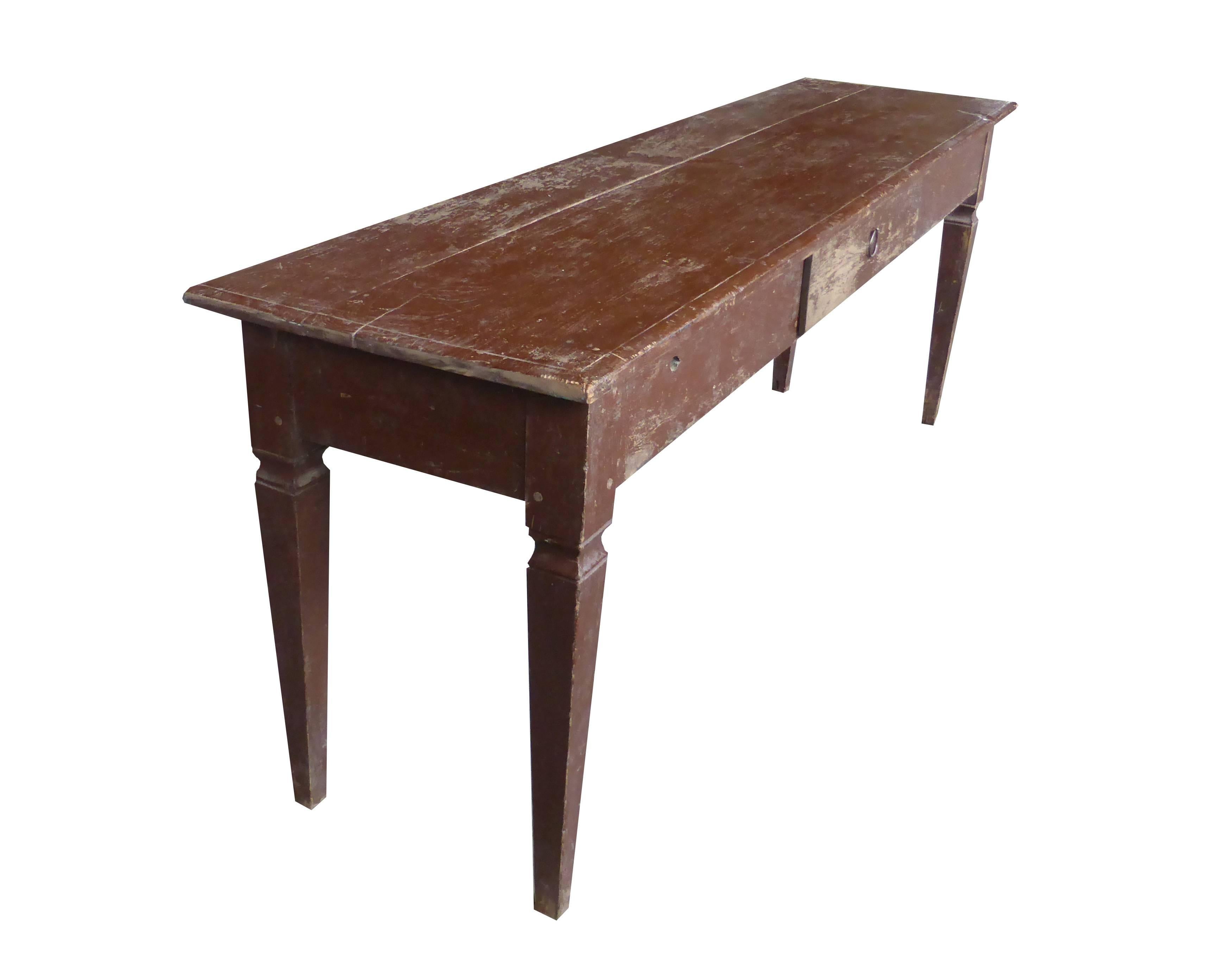 20th Century Teak Wood Side Table 1