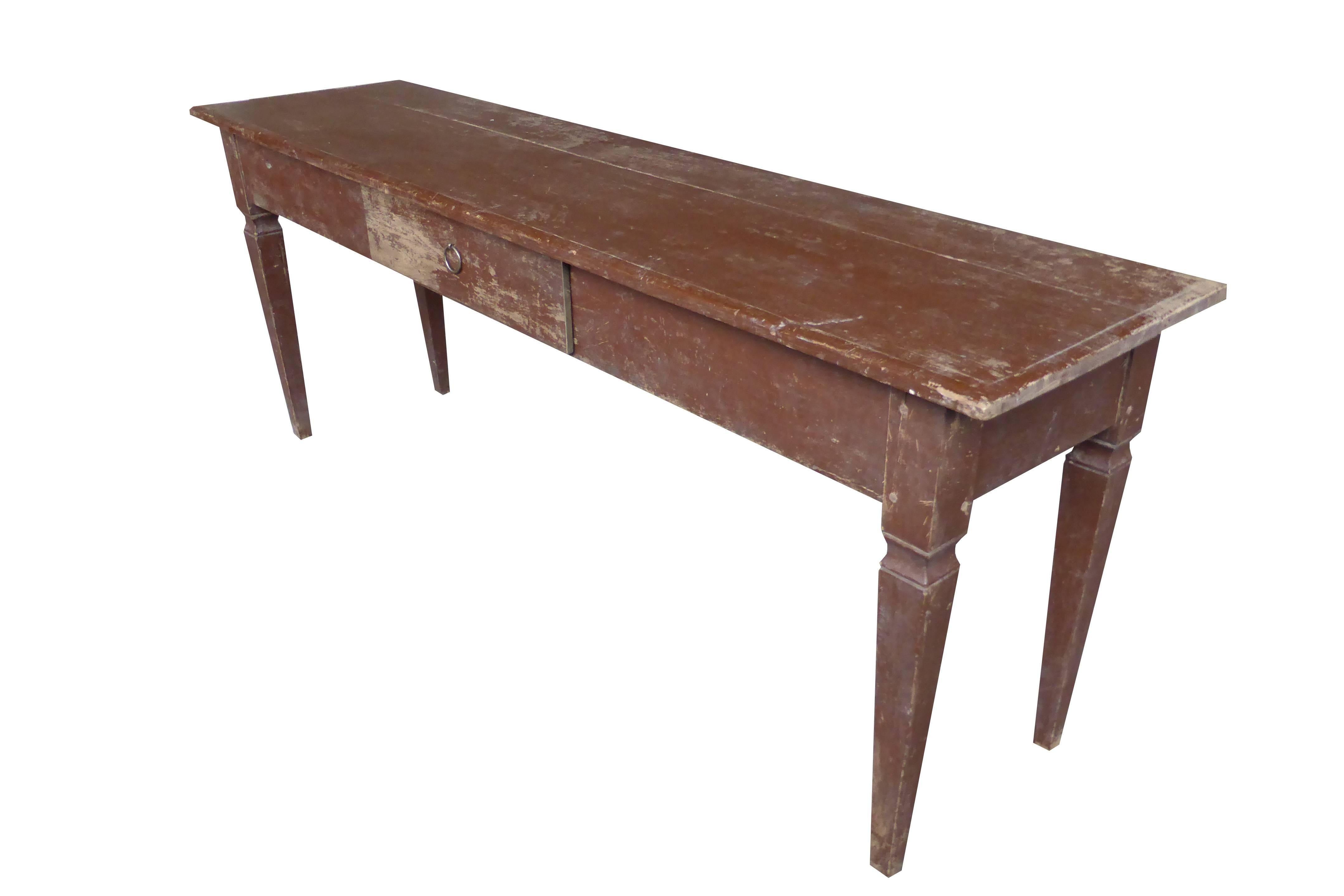 20th Century Teak Wood Side Table 3
