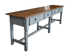 Large 20th Century Dutch Elm and Oakwood Sideboard, Dressoir