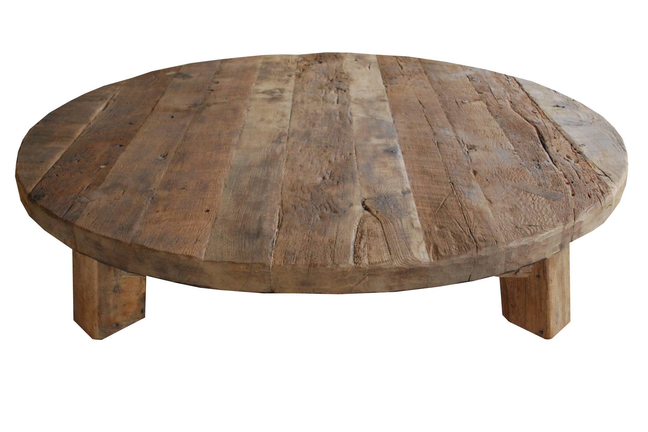 large low round coffee table