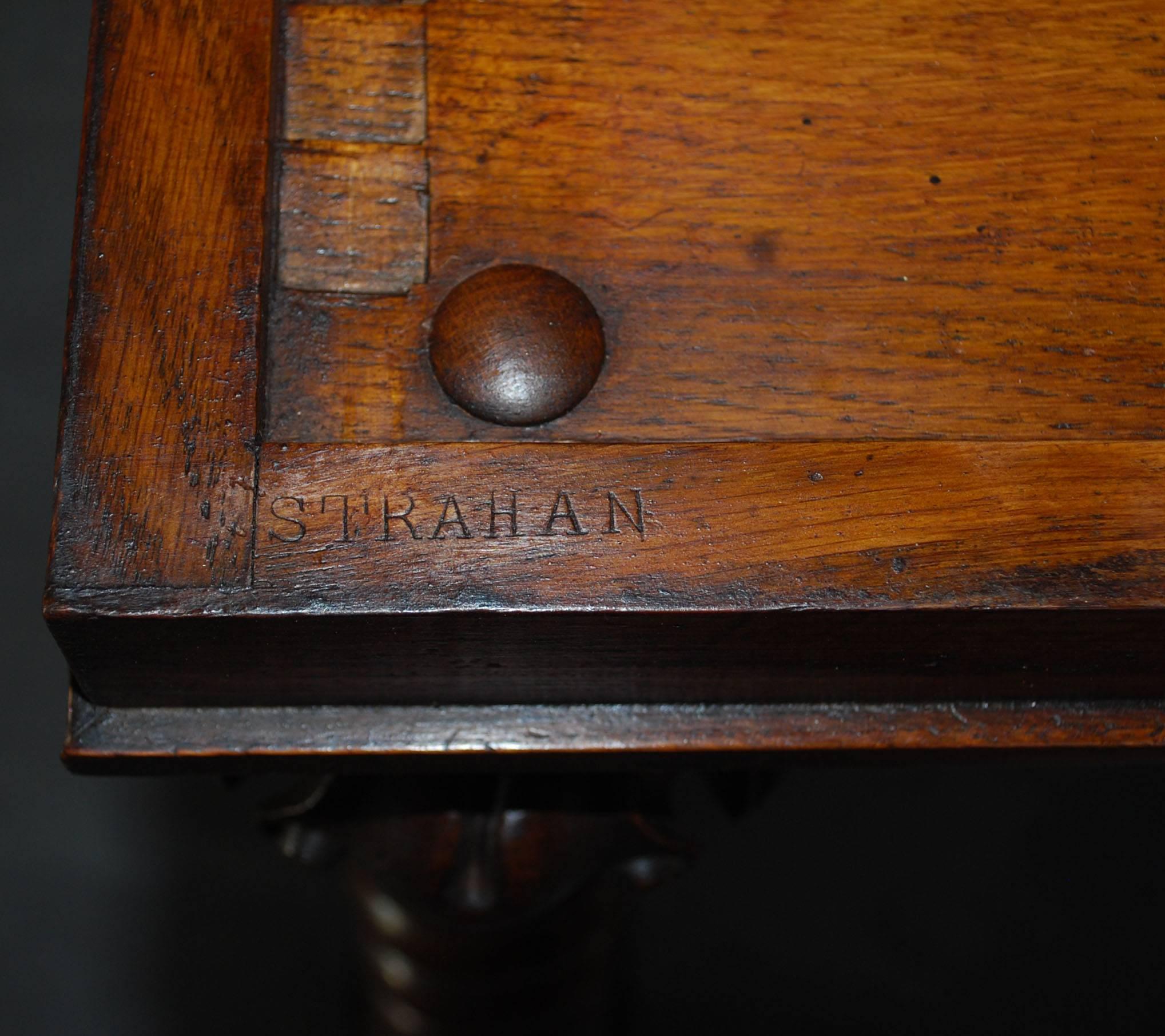19th Century Oakwood Lectern Made by Robert Strahan 4