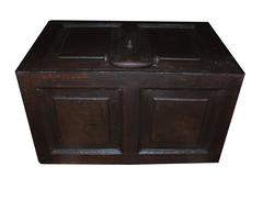 19th Century Cast Iron Strong Box, Safe