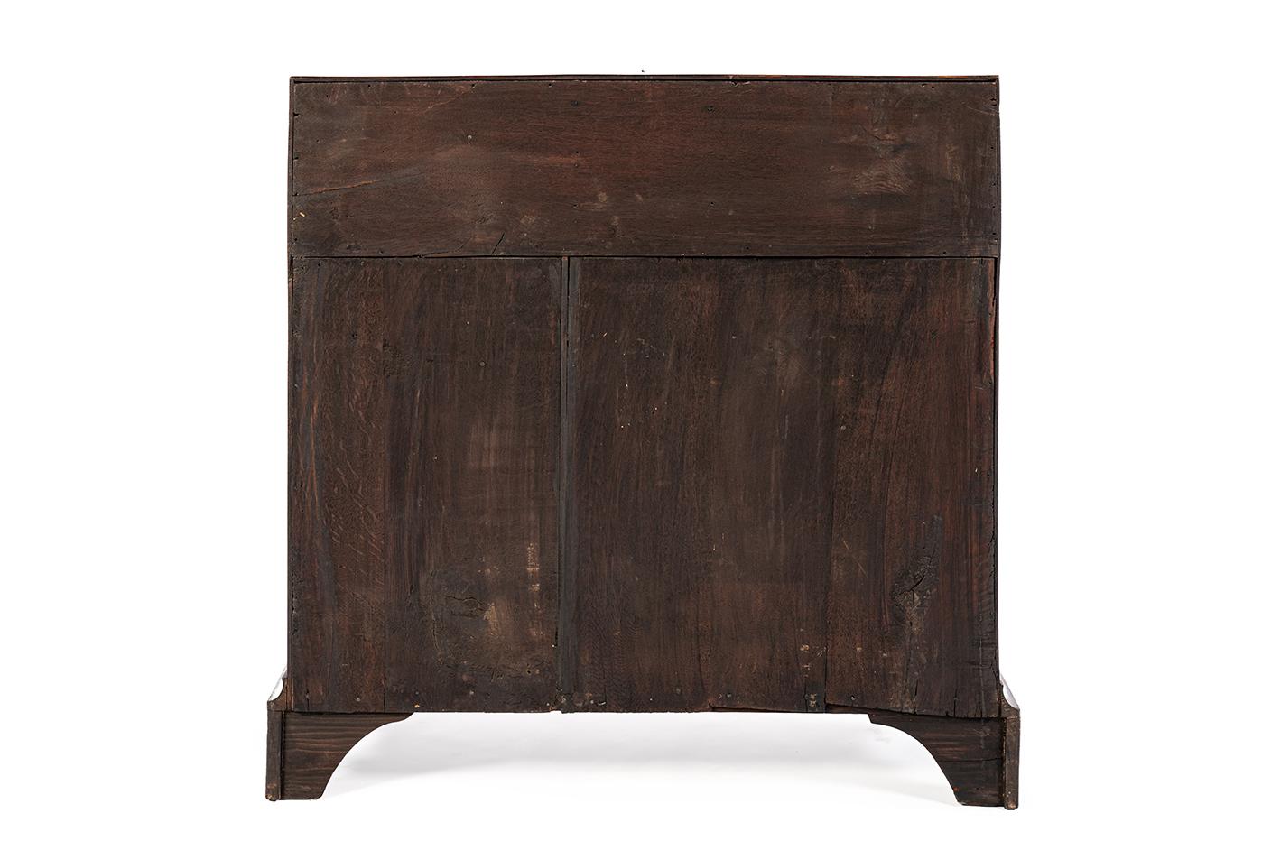 Ottone Antico Rovere inglese del XIX secolo marrone caldo Georgiano  Scrivania inclinata in vendita