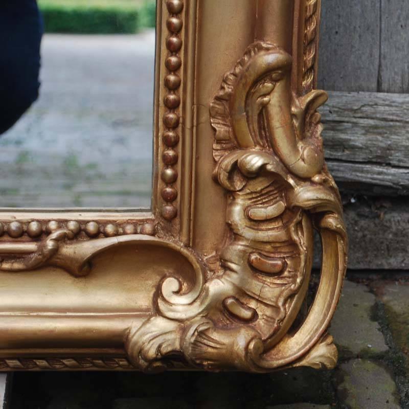 large gilded mirror