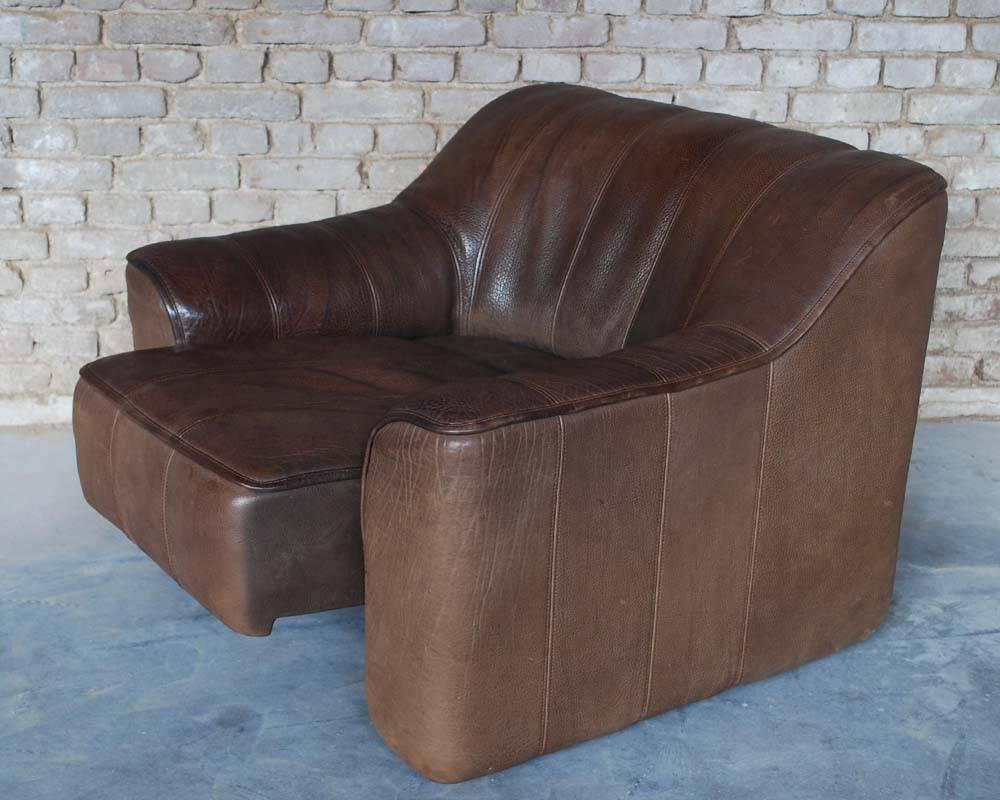 De Sede DS 44 Lounge Chairs with Ottoman 1