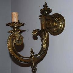 Pair of 19th Century Empire Wall Sconces