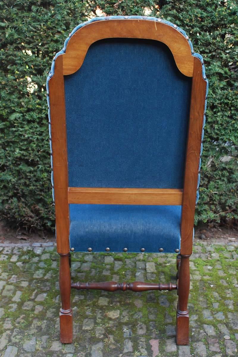 Set of Ten 20th Century Mahogany Armchairs For Sale 2