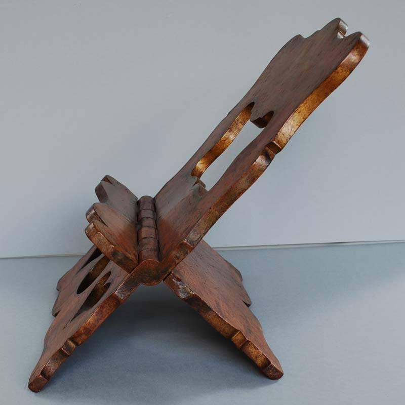 19th Century Folding Book Stand In Excellent Condition In Casteren, NL