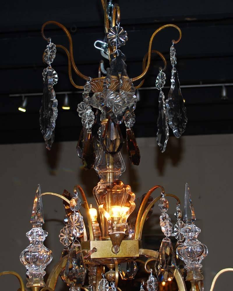 French Huge 19th Century Crystal Chandelier For Sale