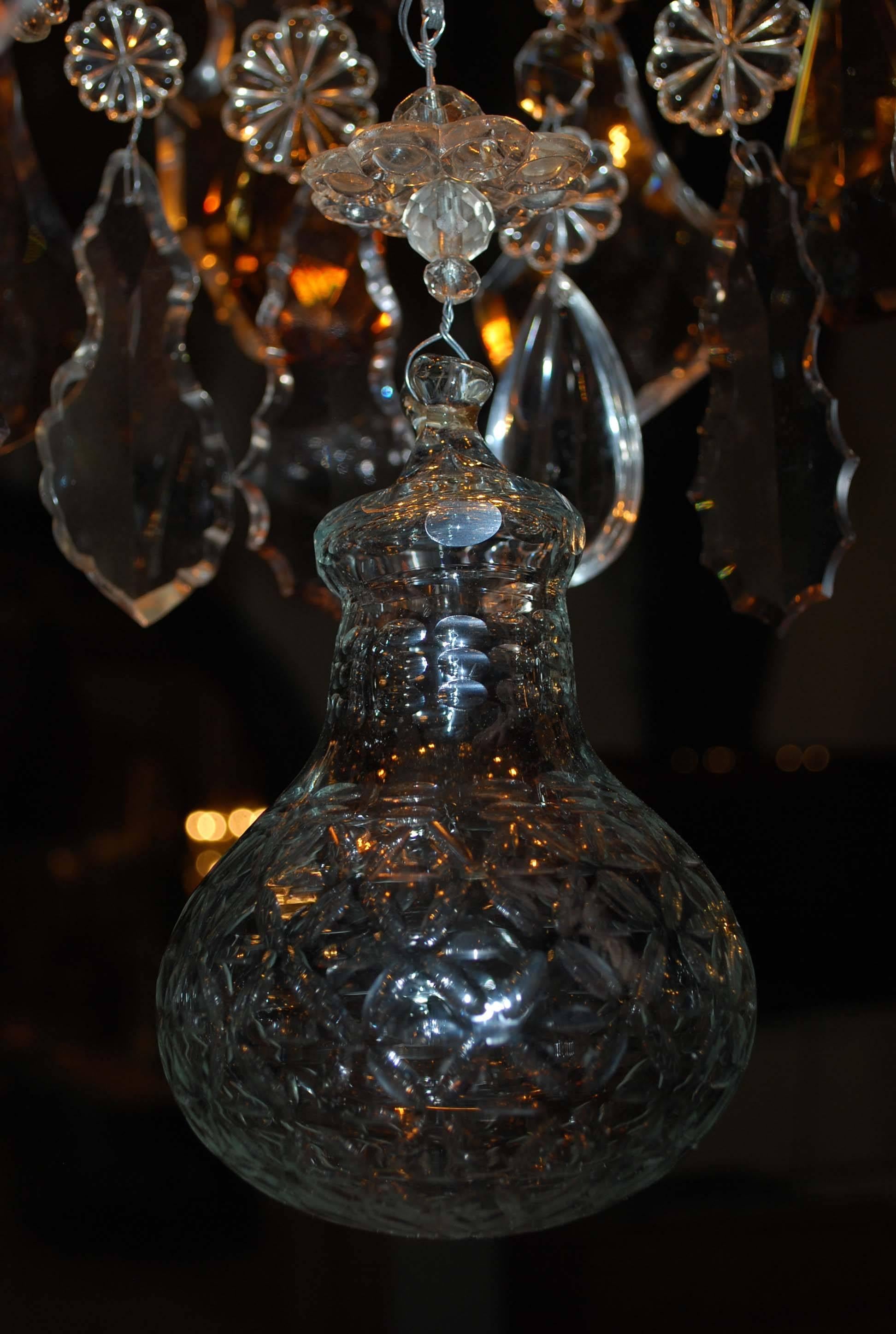 Huge 19th Century Crystal Chandelier For Sale 2