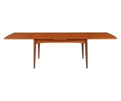 Danish Modern Expanding Draw-Leaf Dining Table by Gudme Møbelfabrik