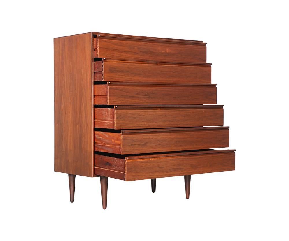 Norwegian Mid-Century Modern Chest of Drawers by Westnofa