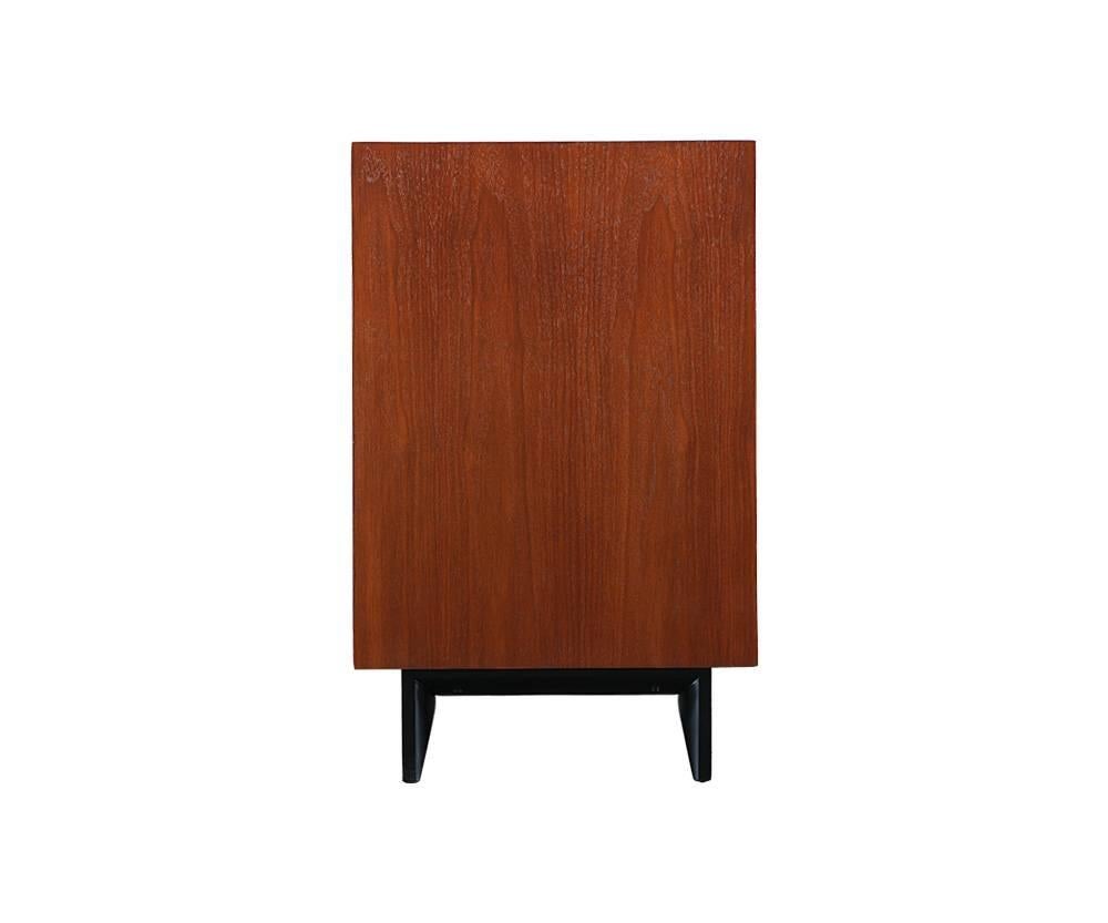 American George Nelson Two-Tone Lacquer and Walnut Credenza for Herman Miller