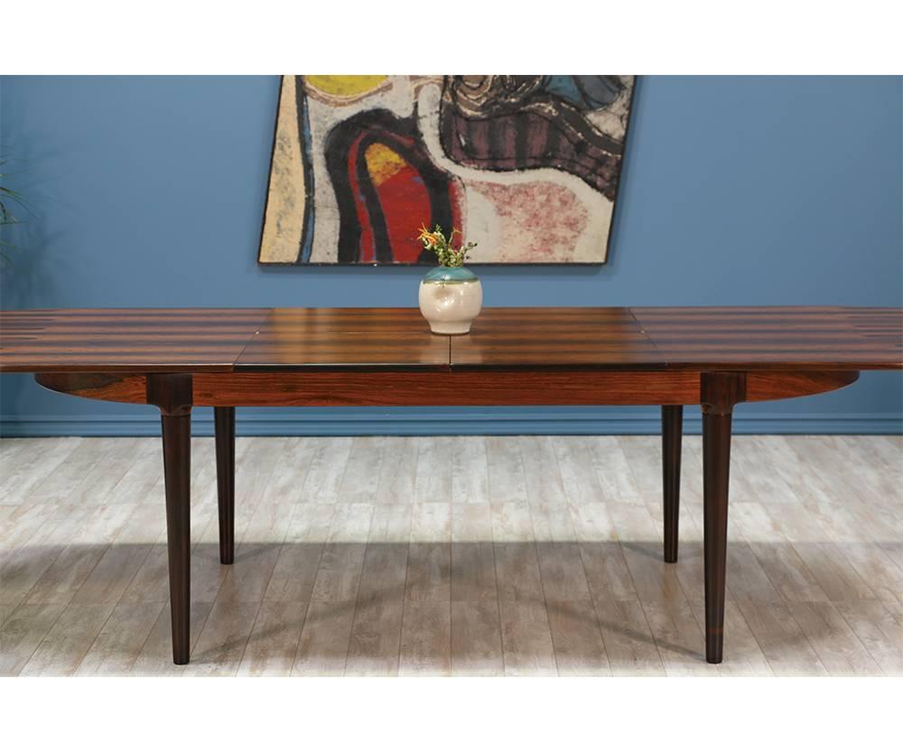 Mid-20th Century Arne Hovmand-Olsen Rosewood Dining Table for Mogens Kold