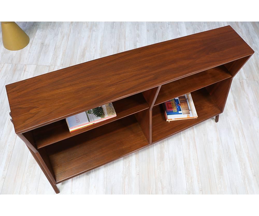 Walnut Pair of Kipp Stewart & Stewart MacDougall “Declaration” Bookcases for Drexel