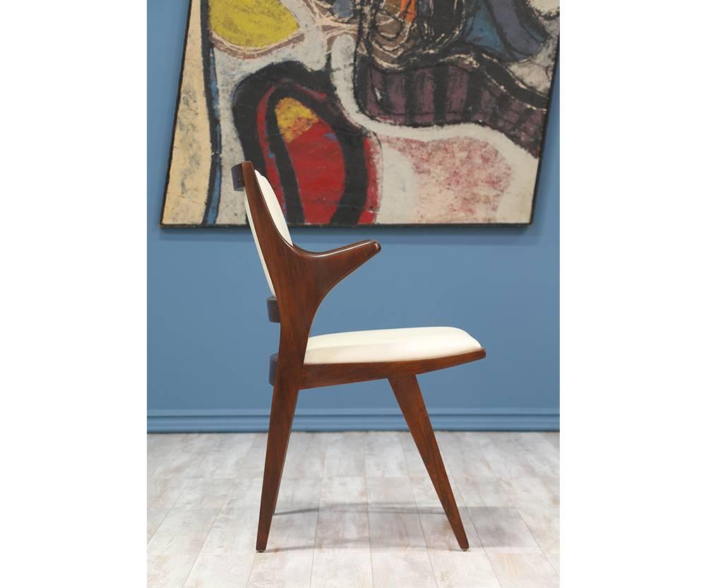 Mid-20th Century Set of Six Rare Dan Johnson Dining Chairs for Hayden Hall Furniture
