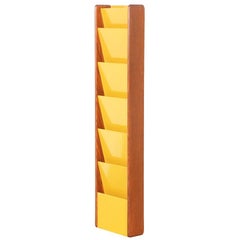 Mustard Wall Mount Magazine Holder by Peter Pepper Products