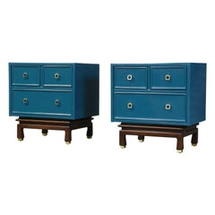 American of Martinsville Lacquered Night Stands