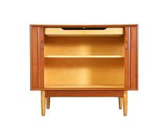 Danish Modern Tambour Door Cabinet by Hans C. Andersen