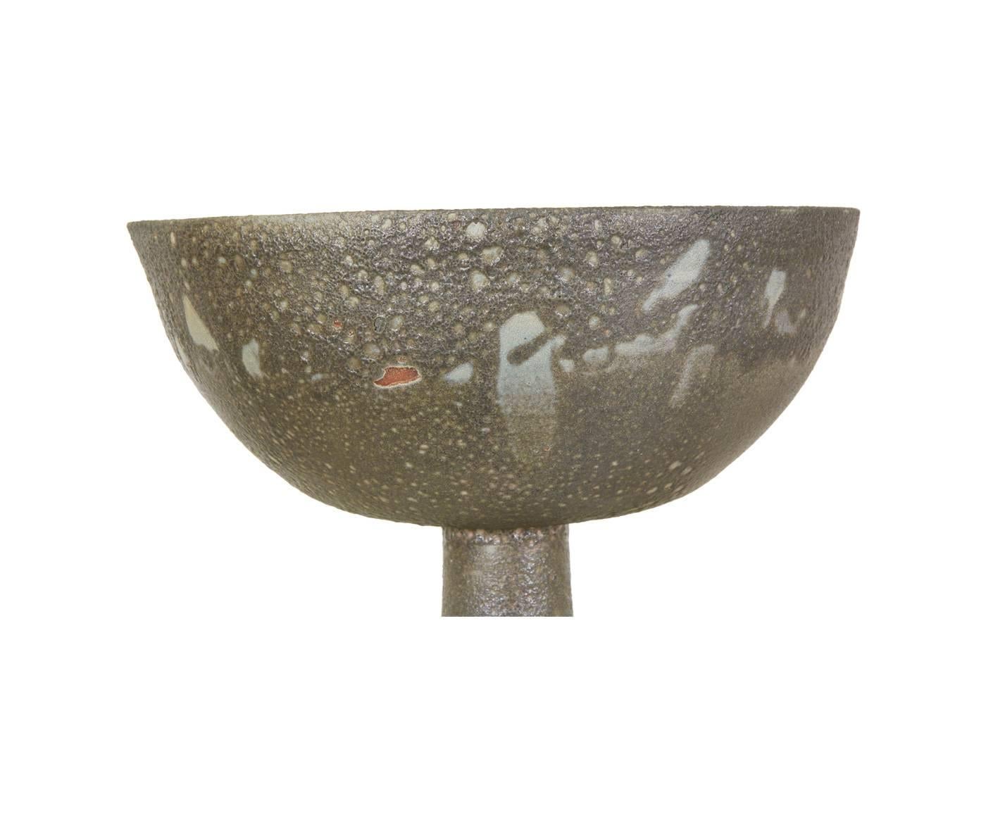 Modern Large Volcanic Glaze Studio Pottery Bowl by Randall Bruce