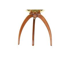 Mid-Century Three-Tier Sculpted Pendant Light Fixture