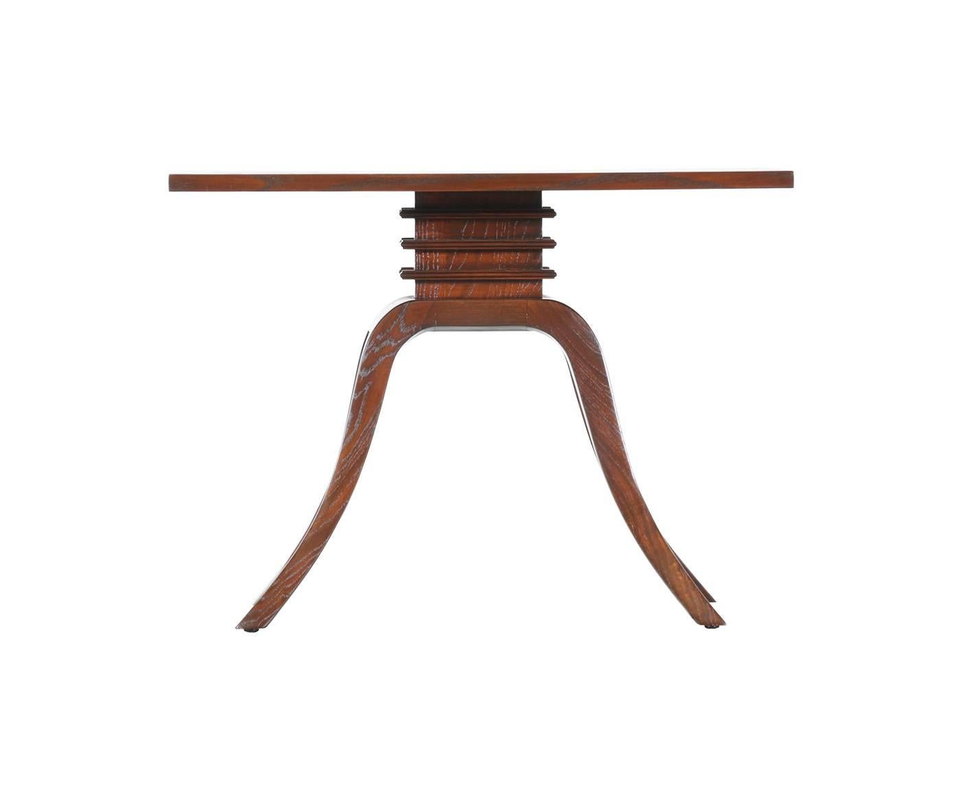 Art Deco Paul Frankl “Bell” Side Table for Brown Saltman