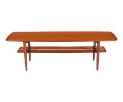 H.W. Klein Two-Tier Teak Coffee Table for Bramin Mobler