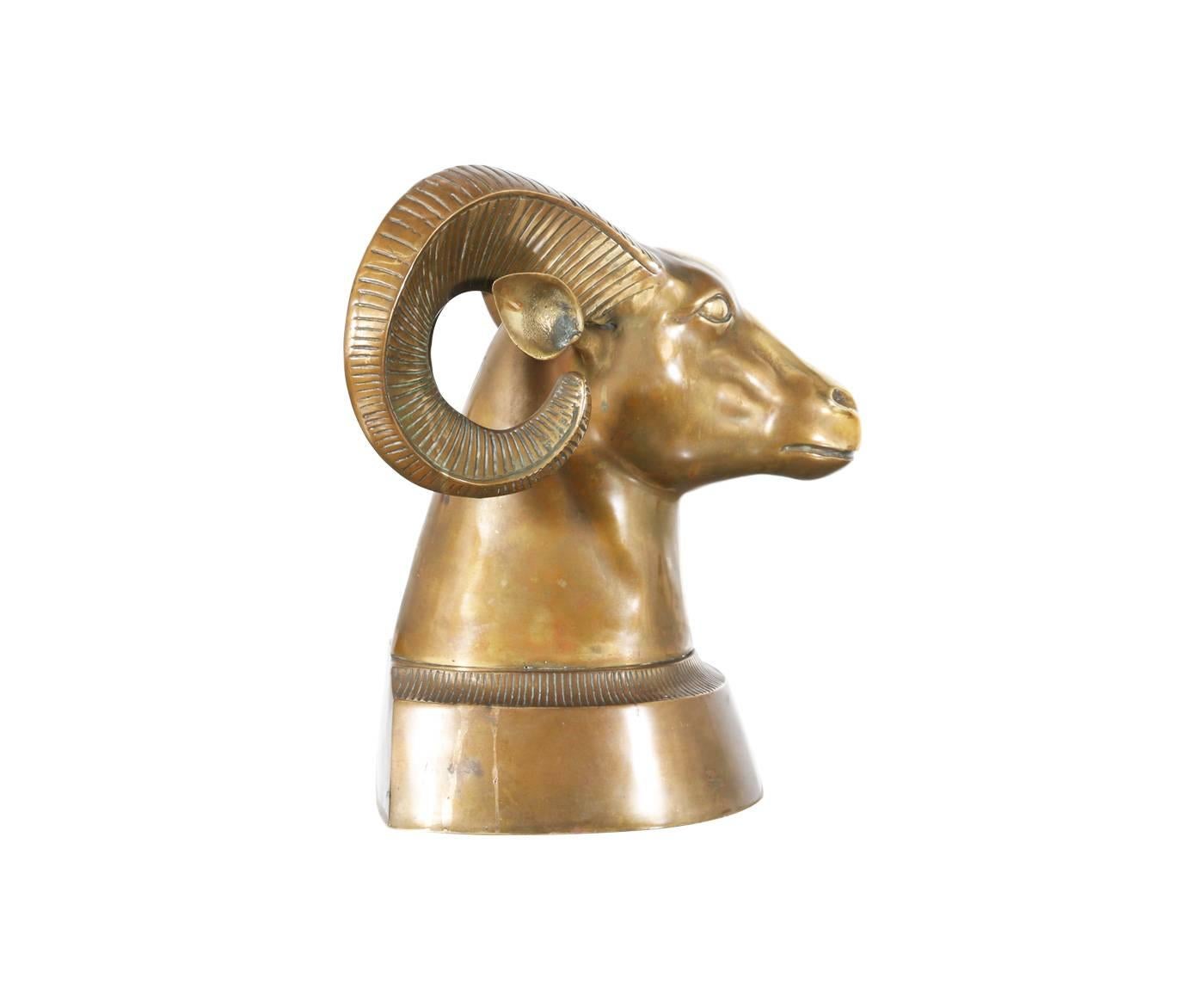 brass ram head