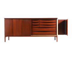 Paul McCobb “Irwin Collection” Credenza with Bi-Folding Doors for Calvin Group