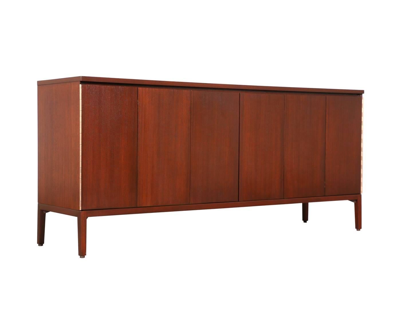 American Paul McCobb “Irwin Collection” Credenza with Bi-Folding Doors for Calvin Group