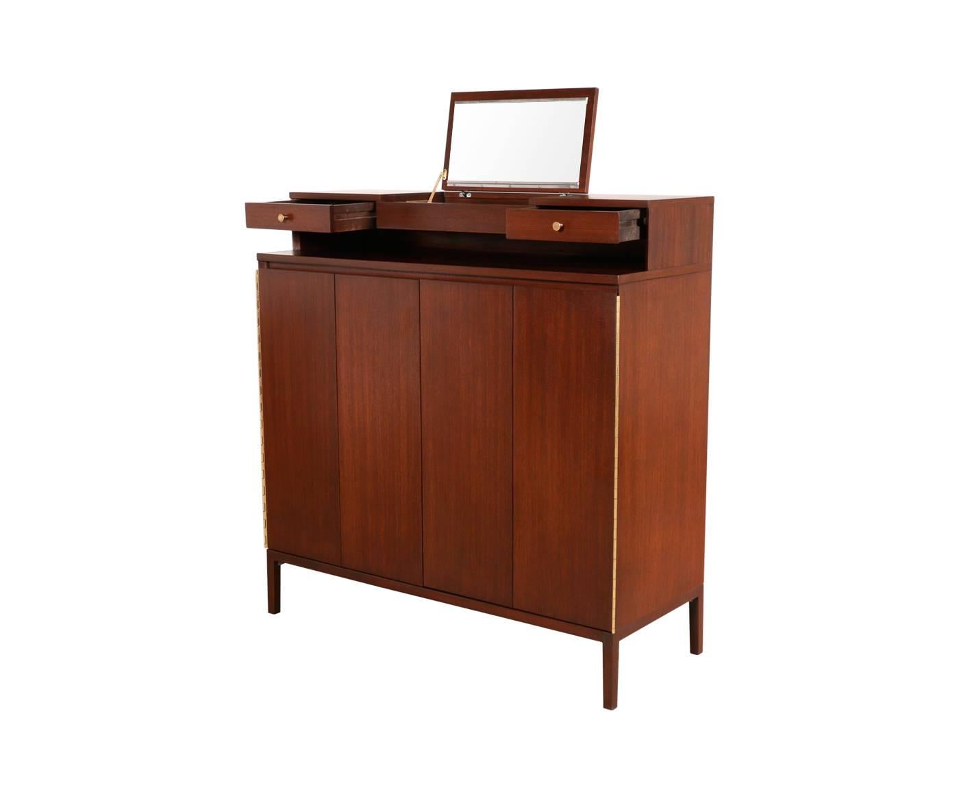 American Paul McCobb “Irwin Collection” Batchelors Chest with Bi-Folding Doors for Calvin