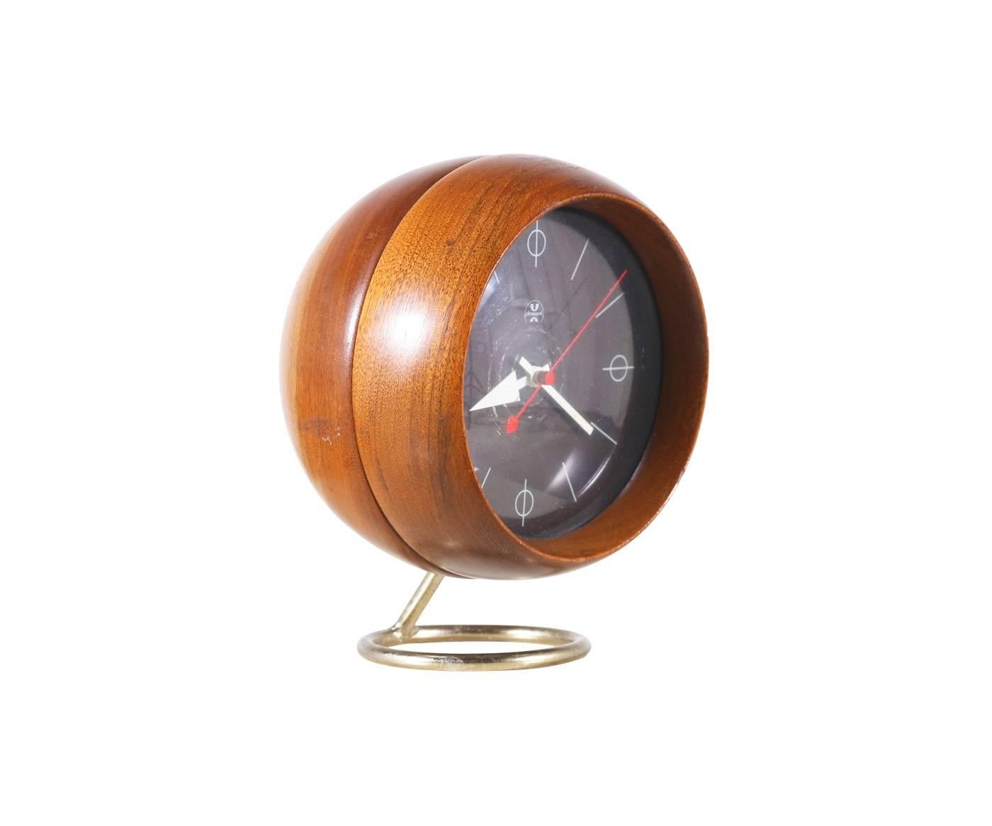 Mid-Century Modern George Nelson Chronopak Orb Desk Clock for Howard Miller