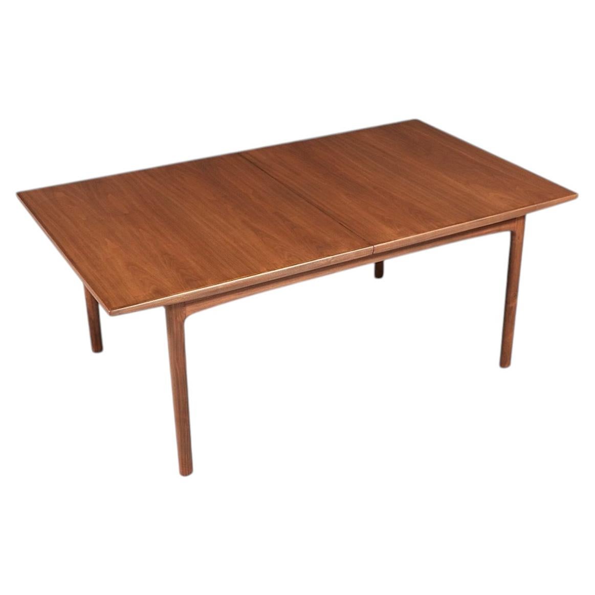 Folke Ohlsson Model-452 Expanding Walnut Dining Table for Dux For Sale