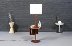 Expertly Restored - Laurel Floor Lamp w/ Removable Magazine Holder & Tray Table