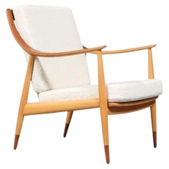 Expertly Restored - Peter Hvidt Model FD-146 Teak & Birch Lounge Chair