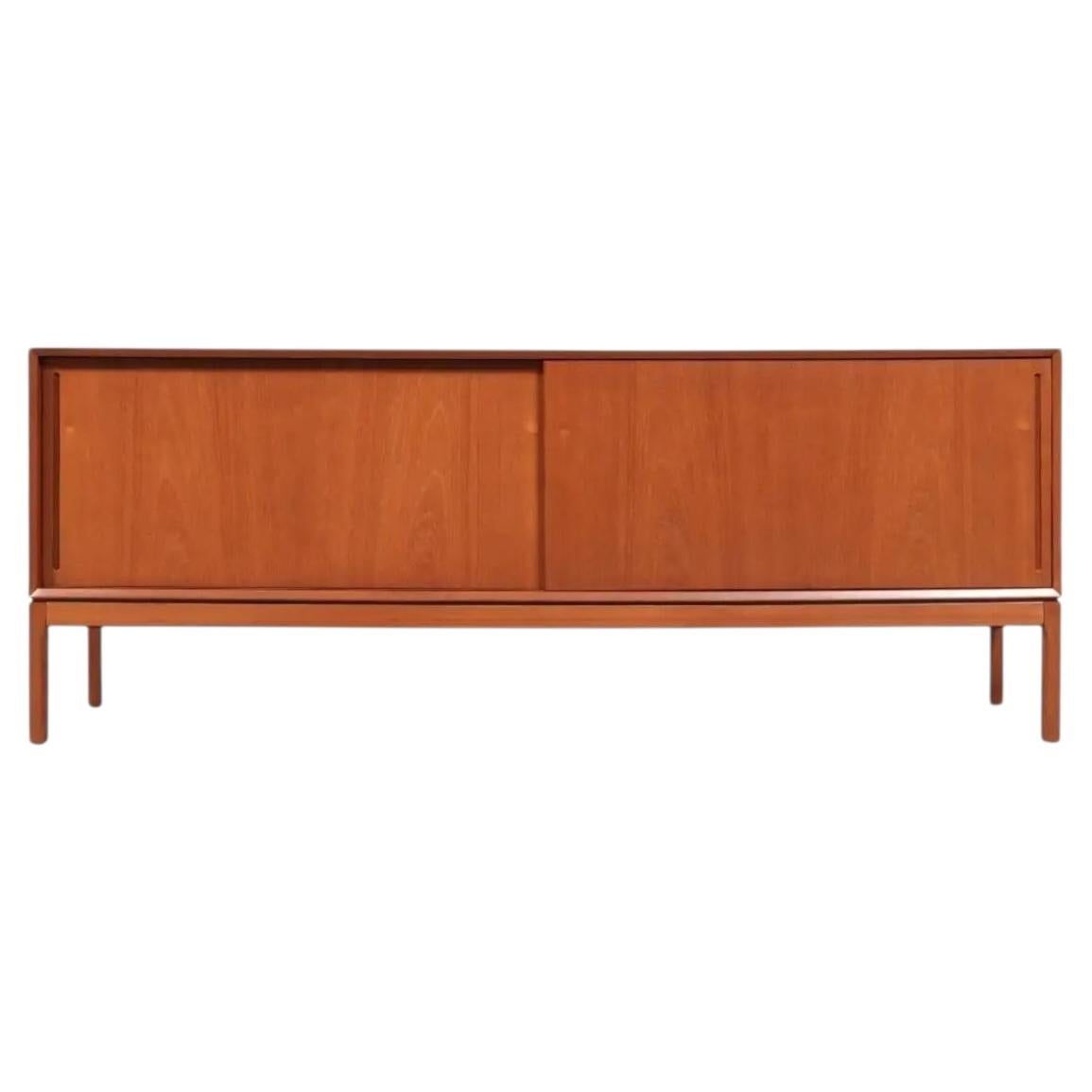 Expertly Restored - Danish Modern Teak Credenza by Aksel Kjersgaard For Sale