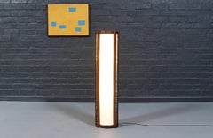 Expertly Restored - John Keal Mosaic Tile Floor Lamp for Modeline of CA
