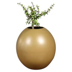 Marilyn Kay Austin Olive Green Sphere Planter for Architectural Pottery