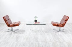 Charles Hollis Jones "Treillage" Chrome and Lucite Coffee Table