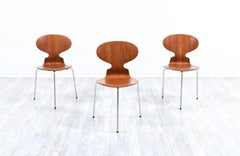 Expertly Restored - Arne Jacobsen "Ant" Model-3100 Teak Chair for Fritz Hansen