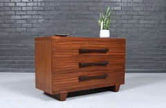 Expertly Restored - Mid Century Modern 3-Drawer Dresser w/ Bowtie Handles
