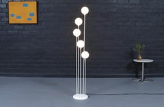 Mid Century Modern 5-Tier Orb Floor Lamp by Lightolier