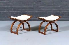 Expertly Restored - Harvey Probber "Knights" Model-1173 Sculpted Benches