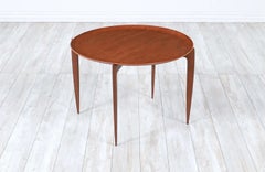 Table d'appoint danoise moderne à plateau pliant restaurée de manière experte par Fritz Hansen