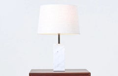 Expertly Restored - Mid-Century Modern Italian Marble Table Lamp by Laurel