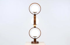 Expertly Restored - Mid-Century Modern Globe Ring Lamp for Modeline