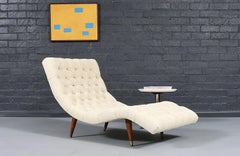 Adrian Pearsall Diamond Button-Tufted Chaise Lounge for Craft Associates